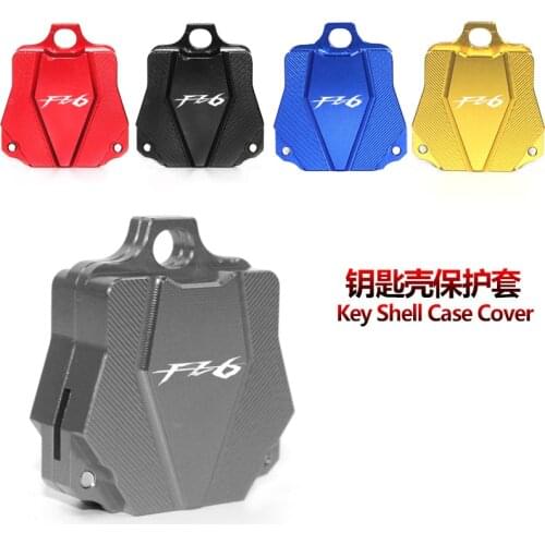 Motorcycle Accessories CNC Key Cover Cap Creative Products Keys Case Shell For Yamaha FZ6 FZ-6 2004-2009 2008 2007 2006 2005