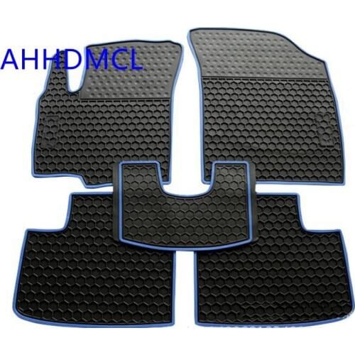 Car Rubber Mats Floor Mats Anti-Slip Mat Carpets Feet Pads For Suzuki SX4 2006 2007 2008 2009 2010 2011 ~2017 Left Hand Drive