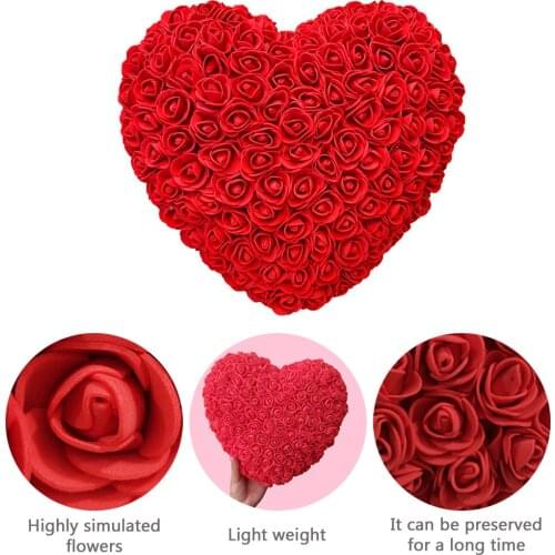 Valentines Day Rose Flower Peach Heart Love Gift Box Tanabata Christmas Confession Girlfriends Birthday Gift Factory Direct Sal