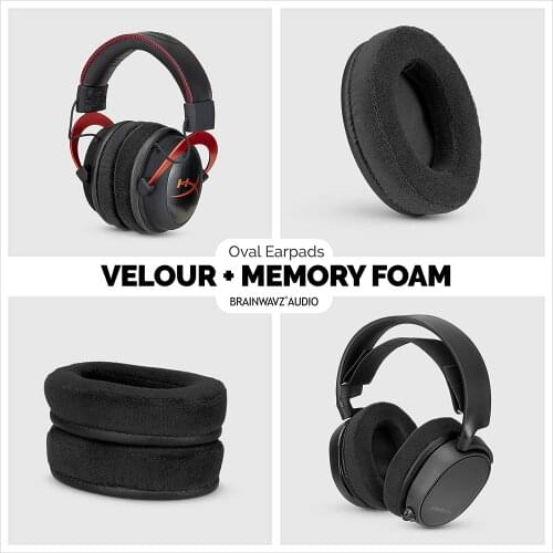 ATH-M50X Replacements Ear Pads - for SHURE, AKG, HifiMan, ATH, Philips, Memory Foam Earpads & Many Over The Ear Headphones