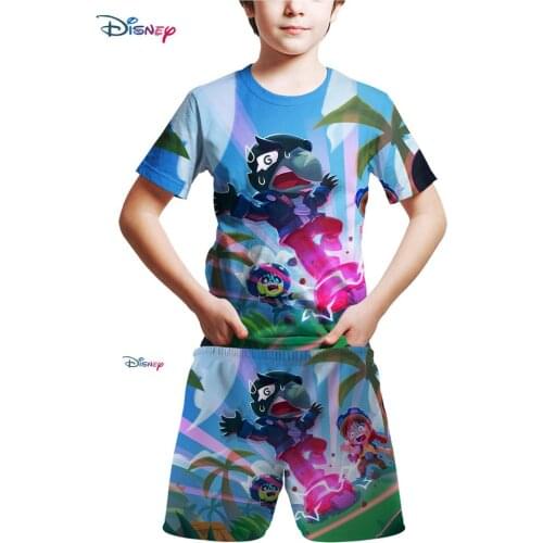 New Shooting game With children 3d Printed childrens suit Casual Short Sleeve suit Clothing Tops Fashion Boys girls kids suit