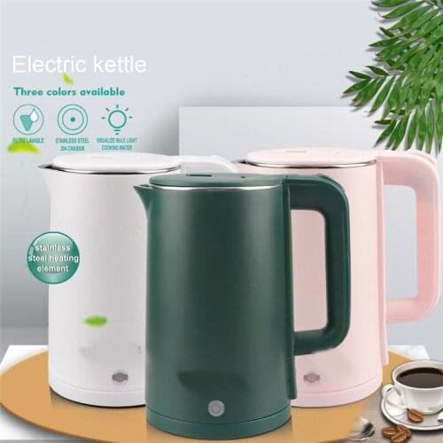 2L Electric Kettle Tea Pot Stainless Auto Power-off Protection Water Boiler Teapot Instant Heating Fast Boiling Anti-Dry Burn