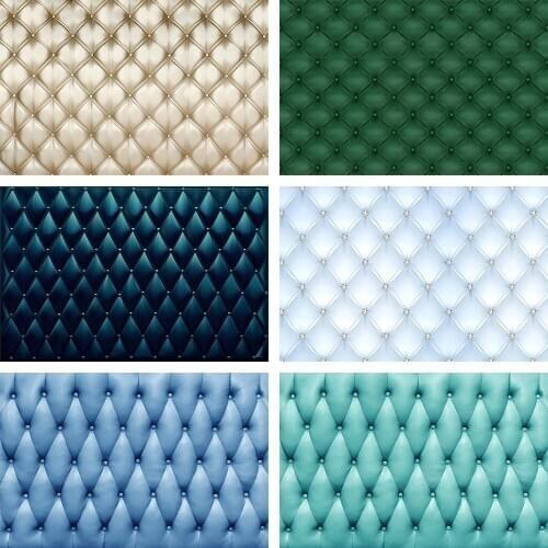 Avezano Photographic Basckground Headboard Bed Sofa Diamond Pattern Baby Shower Portrait Photography Backdrop Studio Photophone