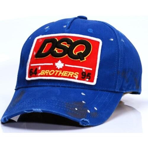 DSQICOND2 Cotton Summer Baseball Cap Blue Embroidery ICON Black Dad Hat Hip Hop DSQ Trucker Cap Hombre Gorras Casquette