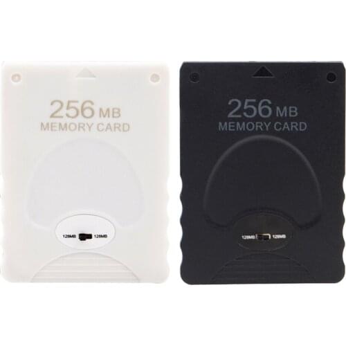 New Dual 128MB Dedicated Game Data Storage Card Game Console Data Archive Memory Card Storage Adapter for Sony PlayStation 2 PS2