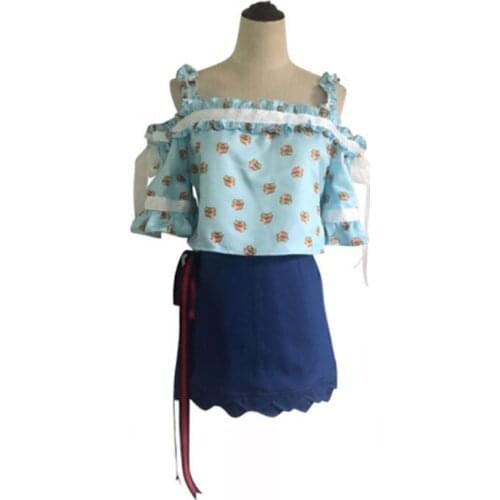 Rent A Girlfriend Ichinose Chizuru/Mizuhara Chizuru Cosplay Costume Women Dress Outfits Halloween Carnival Costumes Suits