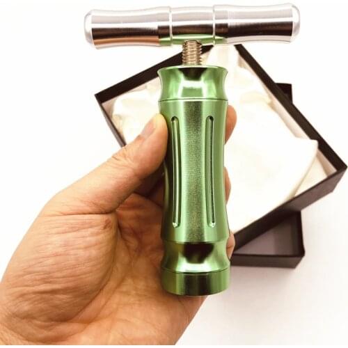 Metal Aluminum Pollen Presser Compressor Press Herb grinder Tobacco Spice Grinder Crusher accessories