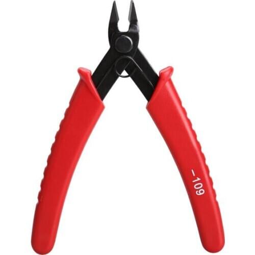 Mini 5 inch Electrical Wire Cable Plier Cutters Cutting Side Snips Flush Pliers Nipper Hand Tools Herramientas Red Handle Tool
