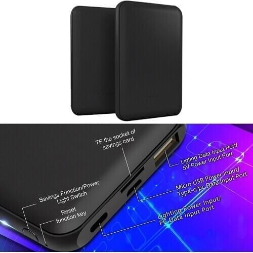 Mobile Power Bank Phone Charger Power Bank 5000mah Support TF Card Reading (encryption) Function Support Mobile Storage