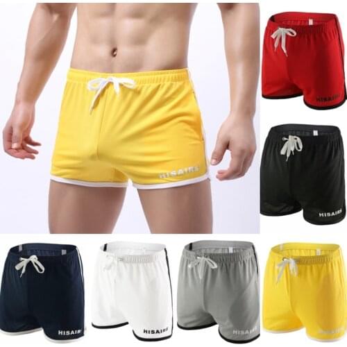 Men Gym Training Shorts Running Workout Sport Casual Shorts Male Fitness Training Shorts Summer Swim Trunks Beachwear Man Shorts