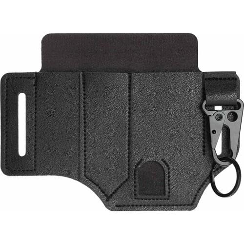 A446 Outdoor EDC storage camping wild survival eagle beak buckle PVC leather tactical tool holster belt bag wearable belt