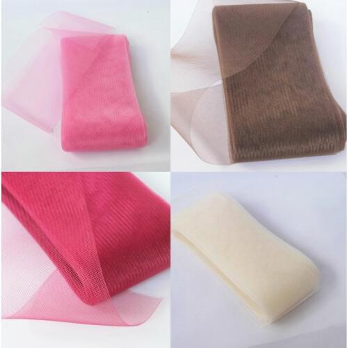 4'' Wide (10cm) Plain Crinoline Horse Mesh hair Organza Fabric Braid Millinery Trimming 50yard Free Shipping