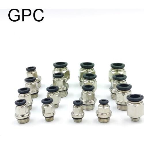 Pneumatic Fitting PC quick connector components with sealing ring Fitting for trachea hose 4 6 8 10 12mm