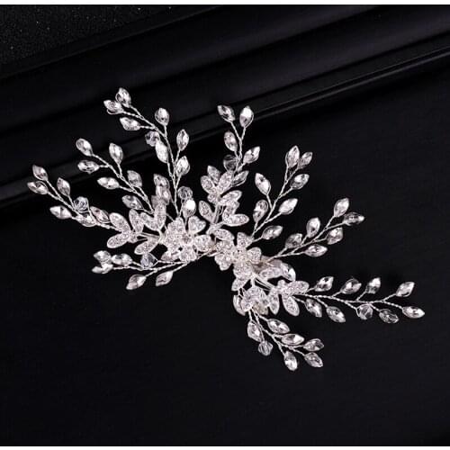 New Arrival Hair Combs Handmade Wedding Hair Jewelry Rhinestone Bridal Hair Accessories Branch Style Hair Decoration