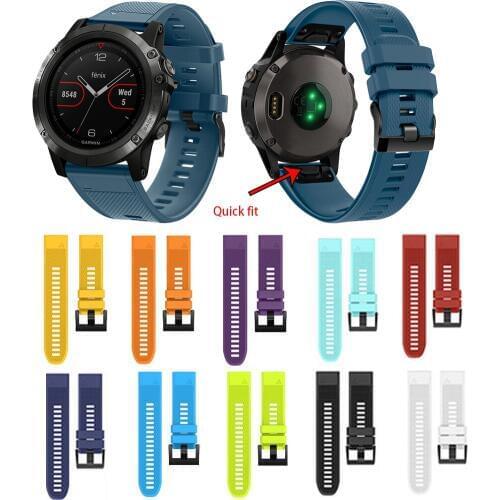 Quick Easy Fit watchbands for Garmin Fenix 6X 6 6S pro 5X 5 5S plus 3 3HR watch Strap band Forerunner 935 945 Instinct Bracelet