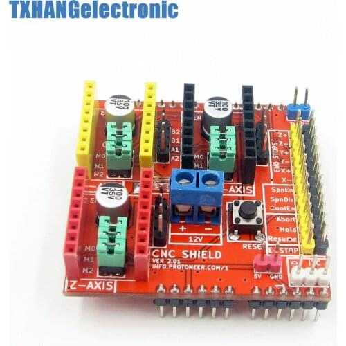 V2.0 Engraver 3D Printer CNC Shield Expansion Board A4988 Driver diy electronics