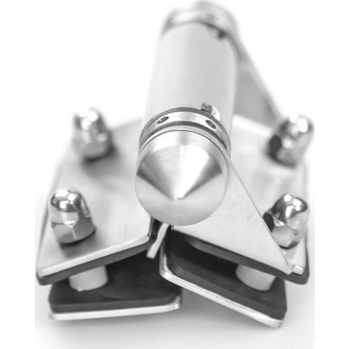 Factory Supply Pool Glass Door Hardware Stainless Steel Heavy Duty Glass Hinge