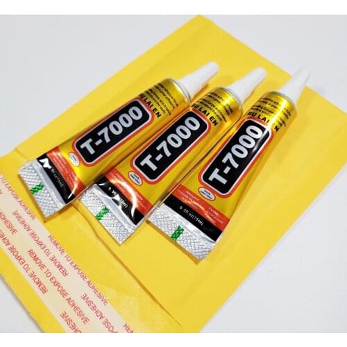 1Pcs 15ml T7000 Adhesive Black Glue Mobile Phone Touch Screen Superglue Adhesive Telephone Glass Glue Repair DIY Glue