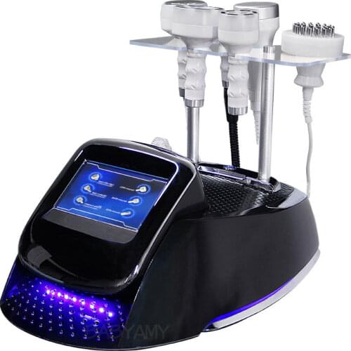 5 in 1 Ultrasonic 80K Cavitation Radio Frequency RF Face Lifting Weight Loss Slimming Machine Vibration Vacuum Body Massager
