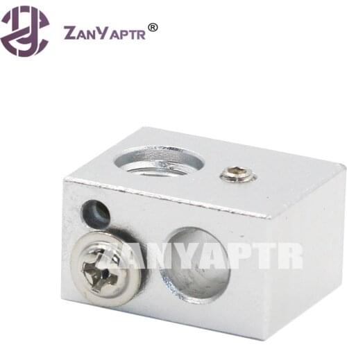 1Pcs 3D Printer Parts Reprap MK10 Aluminum Heater Block All-Metal Extruder For Makerbot 10 HotEnd 20x16x11.5 20*16*11.5mm