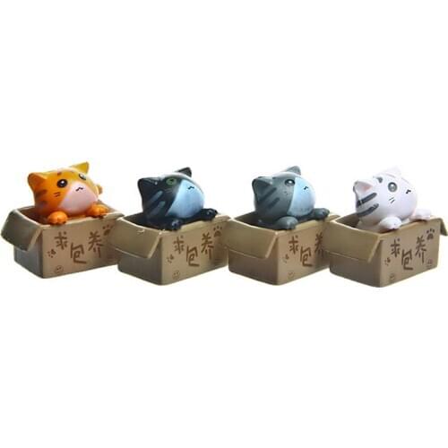 Color Send At Random 1pcs Lovely Cartoon Cat In The Box Cell Phone Strap