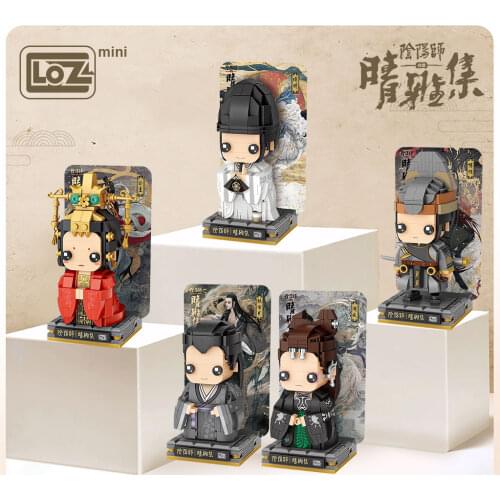 LOZ Onmyoji Movie Qingya Set Square Head Boy Building Block Boya Mini Assembling Toy Qingming