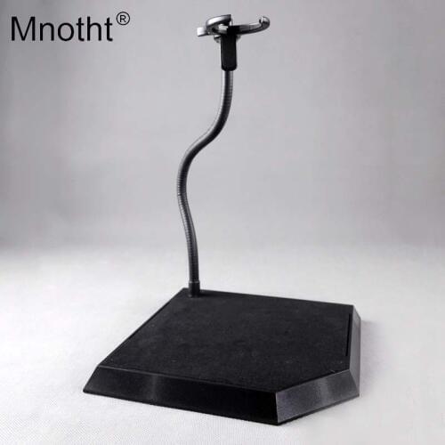 Mnotht 1/6 Scale Metal Hose Station Spire Display Stand Models Accessory for 12" Action Figure Flexible Adjustable Base Stand m3