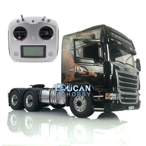 LESU 1/14 RC Metal 6*6 Chassis Radio Sca Hercul Cabin Tractor Truck Gripen THZH0931-SMT4