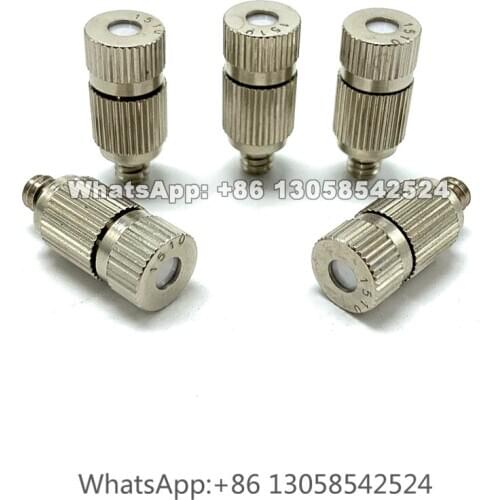 Micro Fog Spray Nozzle, High Pressure Mist Anti-drip Nozzle, Misting Cooling System, Micro Fog Misting Nozzle