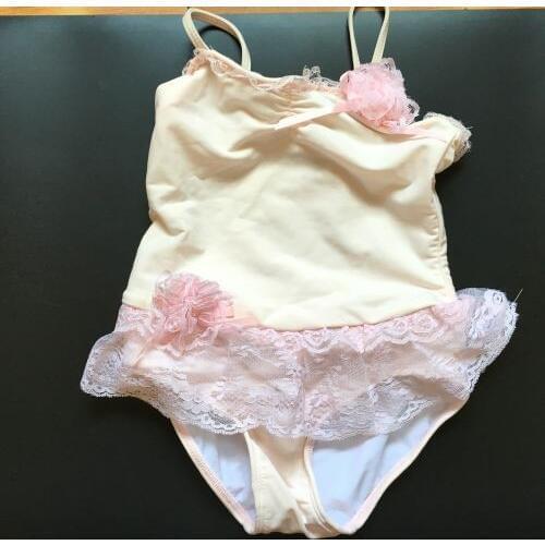Princess Halter Cute Toddlers Girls Swimwear One Piece Swimsuits Baby Kids Bathing Suits W/Lace Flowers New 2019 DEO