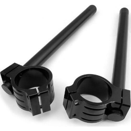 Motorcycle Racing Pair 7/8" HandleBars Clip ons 53mm For DUCATI 848 / EVO / EVO CORSE Mit avec D181 CARRIER 2008-2013 4 Color