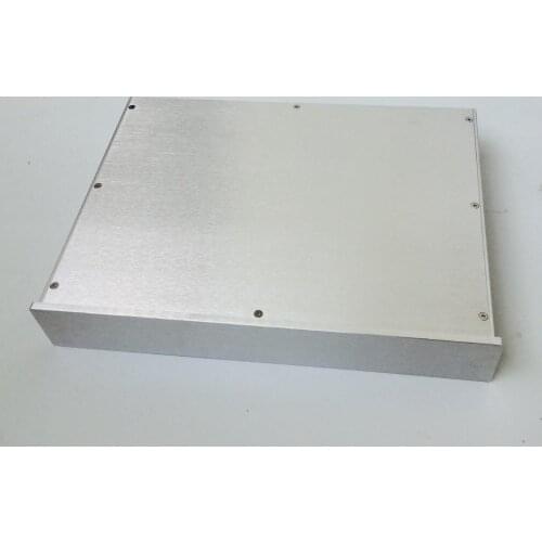 Silver 4307 All aluminum amplifier chassis / Preamplifier / DAC case / AMP Enclosure / case / DIY box ( 430*70*308mm)