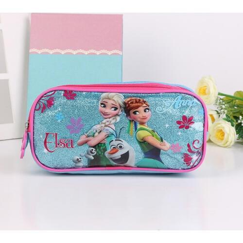 Disney diaper bag Frozen cartoon case pencil student Elsa stationery box cartoon pencil bag cosmetic boy girl gift mickey
