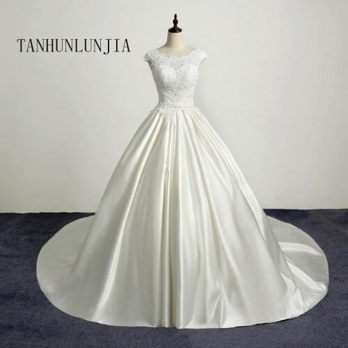 Satin Wedding Dresses TANHUNLUNJIA China