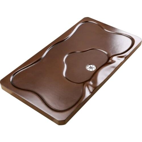 XMT-HOME Rectangle wooden tea table solid wood serving tea ceremony tray desk Chinese kung fu tea set accessories