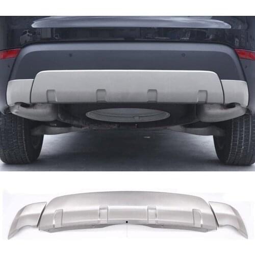 304 Stainless Steel Rear Bumper Plate Threshold Protector Cover 3pcs For Land Rover Discovery 5 2017