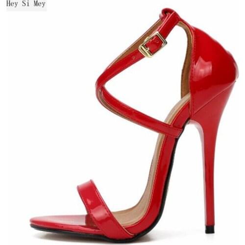 2010 new womens sandals high-quality transgender fashion show womens shoes 13cm high heels superstar 37-47 48