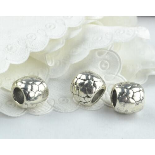 10 pcs Tibetan Silver metal Beads Fit For European Charm Bracelet Jewelry Making DIY Jewelry Findings Handmde 18158