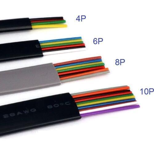 4 Core 6 Core 8 Core F Cable RJ11 RJ12 Copper Telephone Cable Telephone extension Wire