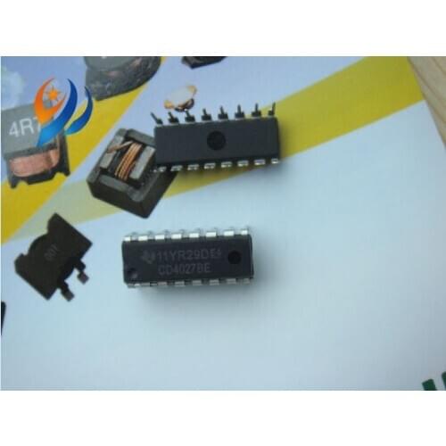 50pcs/lot CD4027BE CD4027 DIP16 CD4027BD CMOS Dual J-K Master-Slave Flip-Flop