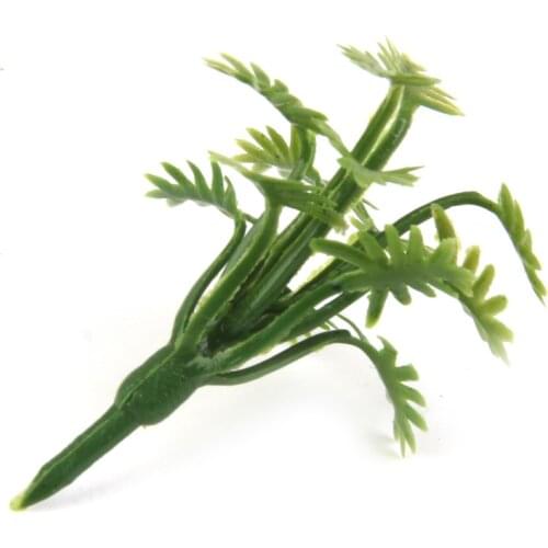 50pcs Green Scenery Landscape Model Grass Ground Cover 1:42-1:60 4.5cm