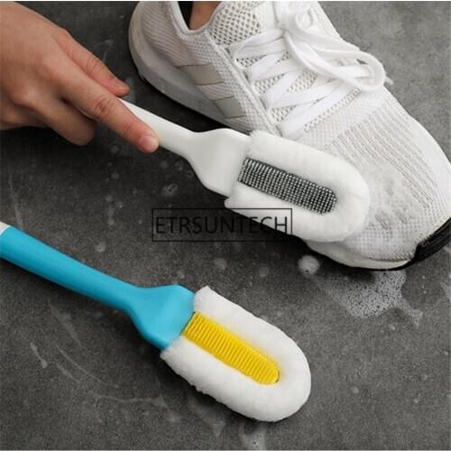 50pcs Soft Cleaning Brush Fiber Washing Cleaning Shoe Clother Cup Kitchen Home Cleaning Soap Brush Tool yq00880