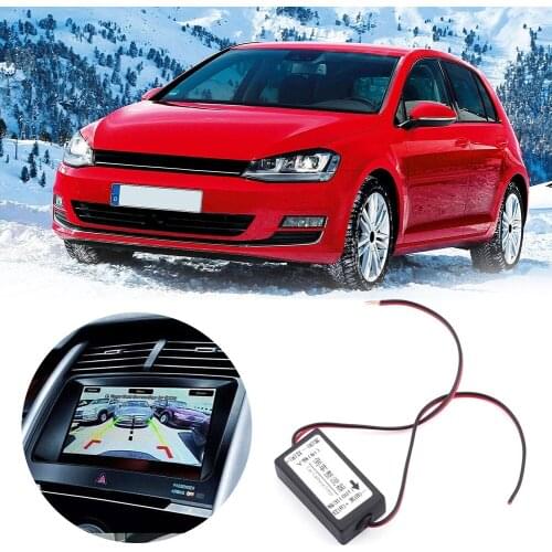 12V Power Adapter Filter Rectifier for Car Rear View Camera Auto Camera Filter Power Relay Capacitor Filter Connector