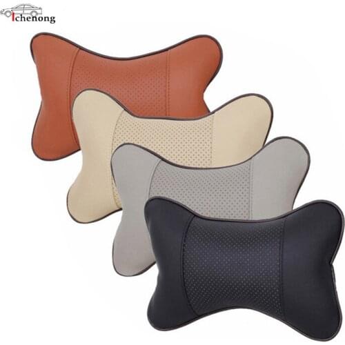 2PC Car Neck Headrest Pillow Car Accessories Auto Seat Head Support Neck Protector Automobiles Seat Neck Rest Memory Cotton