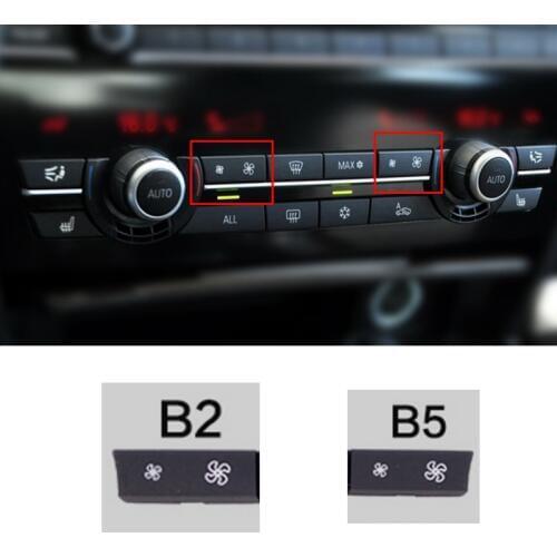 Car Heater Climate Control wind Air Volume air conditioning Switch Fan Button Cap Cover Replacement for BMW F10 F11 F02