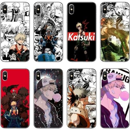 Katsuki Bakugo my Hero Academia Soft Phone Case For Xiaomi Redmi 9T 9C 9A 7 7A K20 6 6A S2 Redmi Note 9S 9T 9 8 8T 7 6 5A Pro