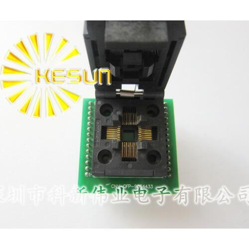 CHIP PROGRAMMER SOCKET TQFP32 QFP32 / LQFP32 TO DIP28 adapter socket support ATMEGA8 series