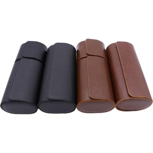 3/2/1 Slots Watch Roll Travel Case Chic Portable Vintage Leather Display Watch Storage Box with Slid in Out Watch Organizers New