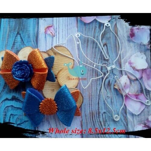 Bow tie craft cutting dies Metal Steel Cutting Die New decoration Stencil For DIY Scrapbooking Paper photo Cards Headwear