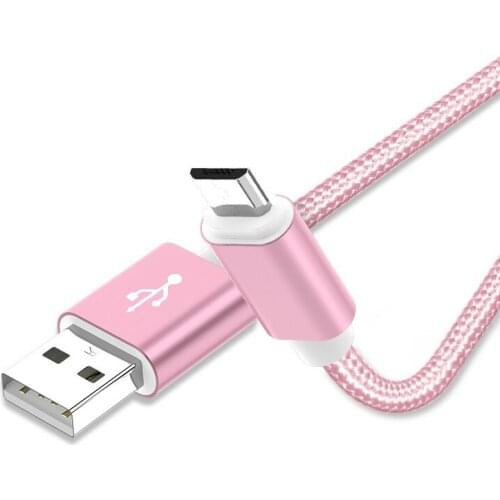 Micro USB Cable, Nylon Fast Charging Data Sync Cable for Samsung A5 J7 S7 S6 Huawei Xiaomi Sony Phone Charger Cord 2M/3M